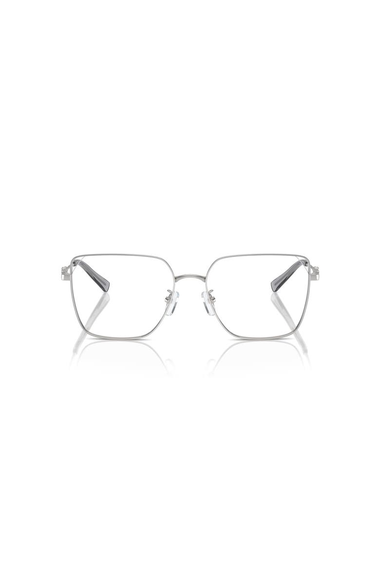 56mm Rectangle optical glasses, Alternate, color, Silver
