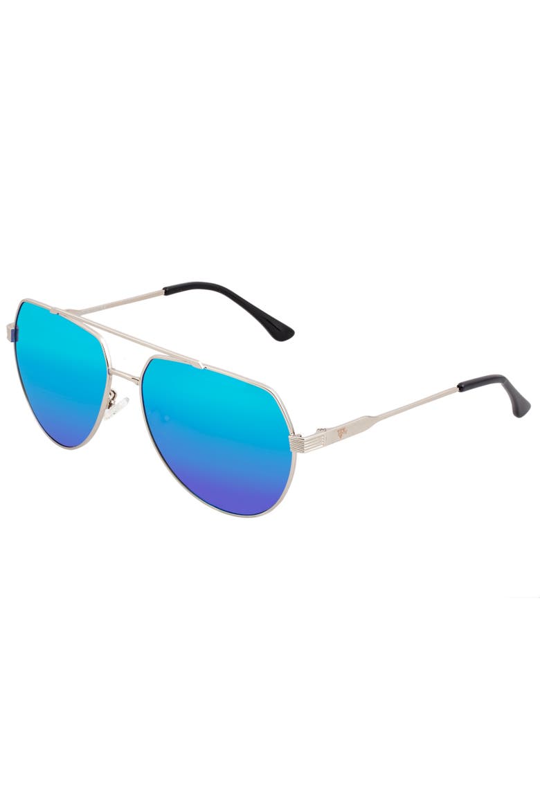Costa Polarized Sunglasses, Main, color, Silver/Blue-Green