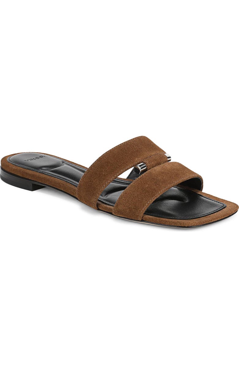 Vince Piper Slide Sandal, Main, color, Elmwood