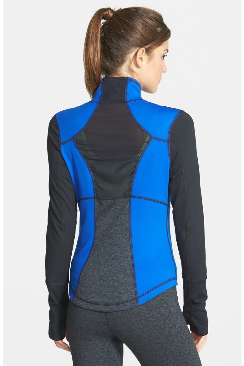 'Essential' Jacket, Alternate, color, BLACK CROSSDYE
