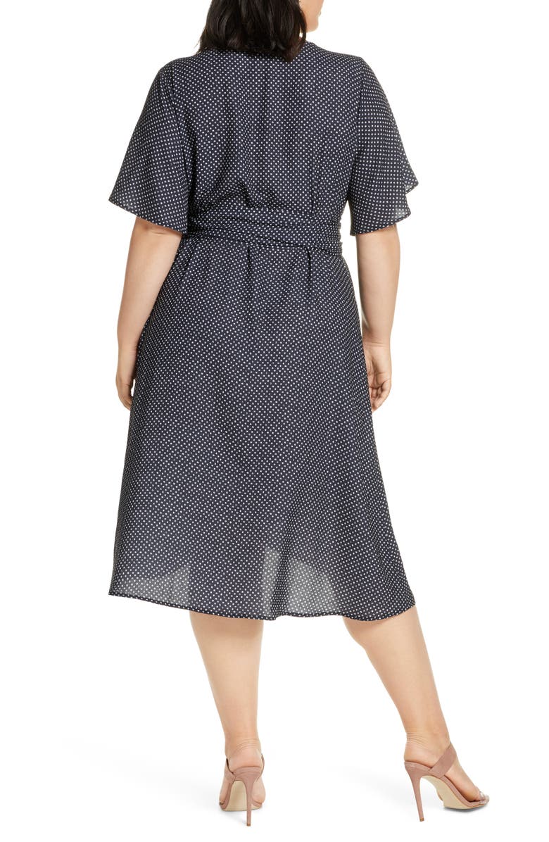 Halogen<sup>®</sup> Wrap Dress, Alternate, color,