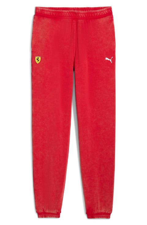 Scuderia Ferrari Sportswear Logo Cotton Sweatpants