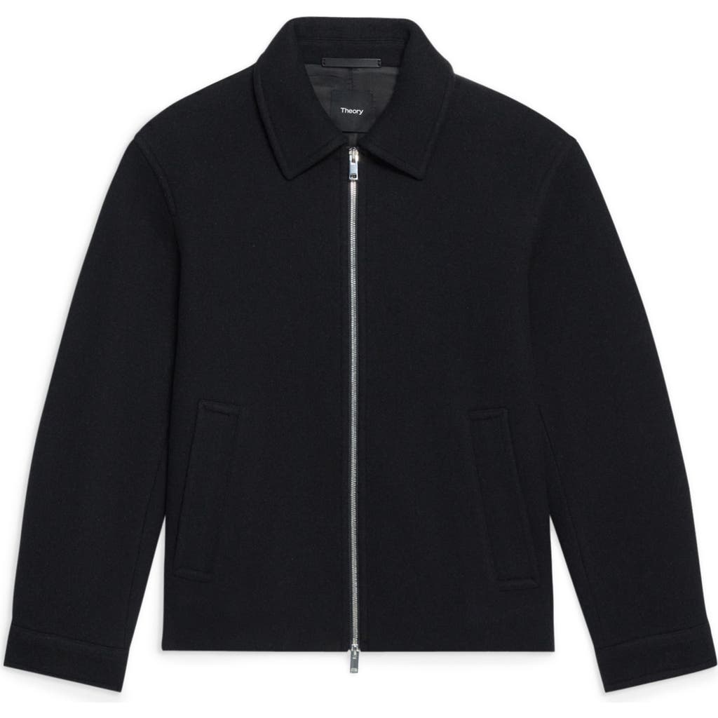 Theory Hazelton Lightweight Shirt Jacket In Black