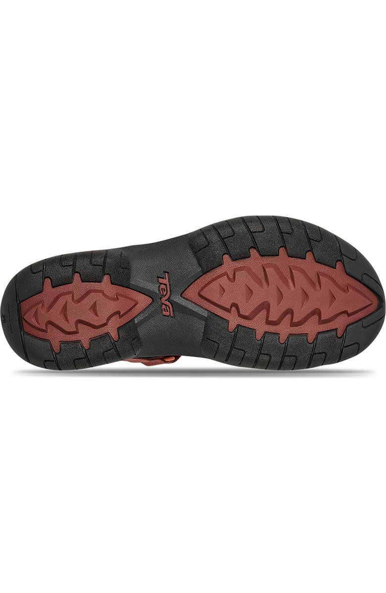 Teva Verra Sandal, Alternate, color, Mahogany / Blooming Dahlia