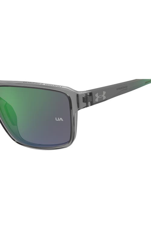 Under Armour Kickoff Square Sunglasses In Gray