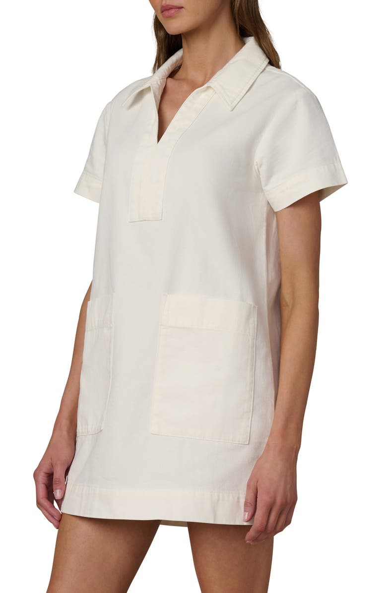 Joe's The Lillian Short Sleeve Denim Dress, Alternate, color, Milk