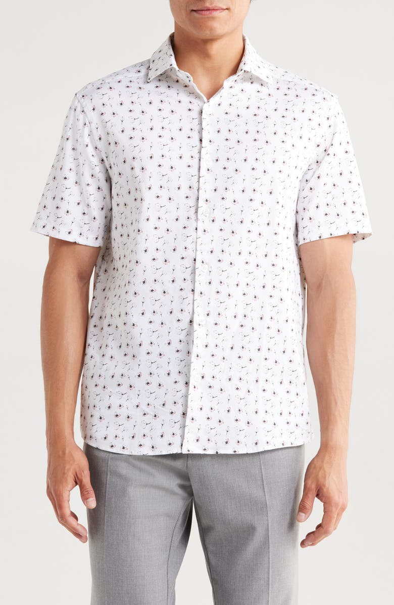WESTZEROONE Arlo Short Sleeve Button-Up Shirt, Main, color,