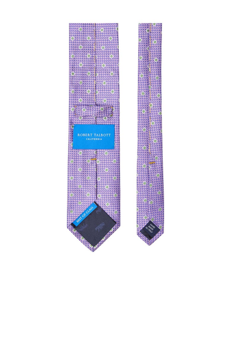 Robert Talbott Robert Square Jacquard Necktie, Alternate, color, Purple