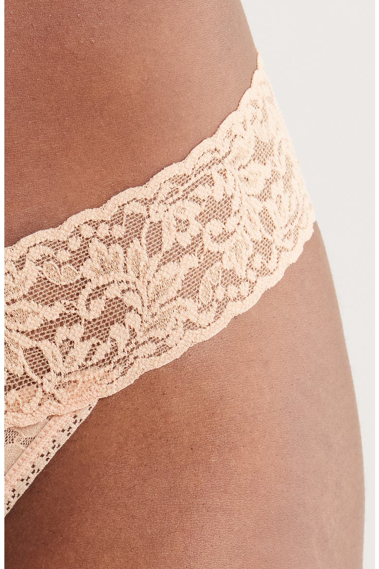Low Rise Thong, Alternate, color, HONEY