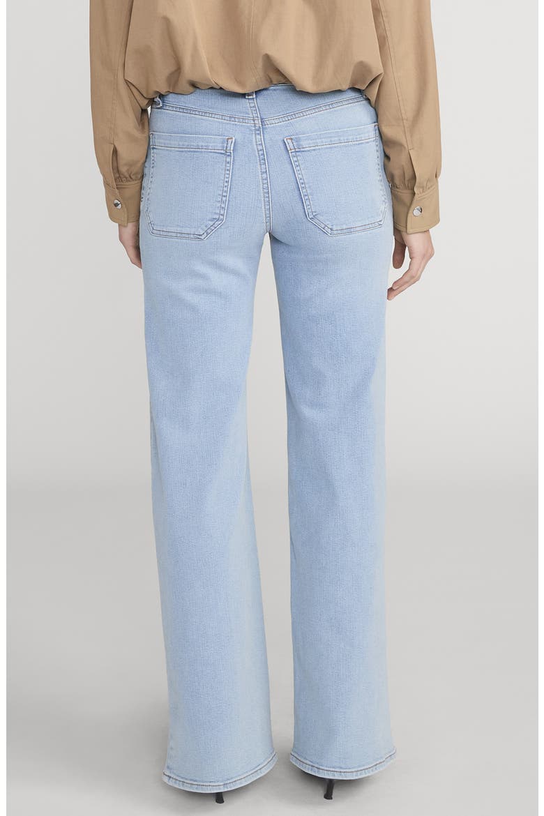 Le Slim Palazzo Patch Pocket High Waist Wide Leg Jeans, Alternate, color, TRIBUTE