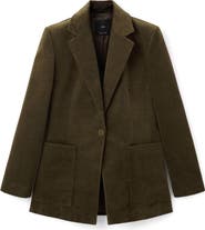 MANGO Stretch Velveteen Jacket