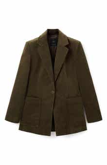 MANGO Stretch Velveteen Jacket