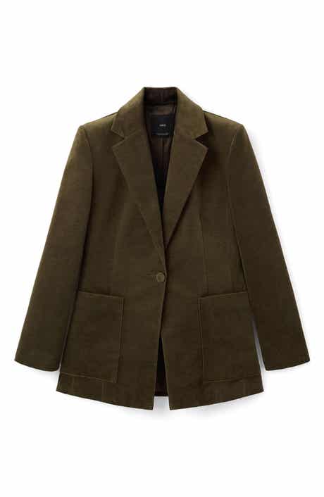 MANGO Stretch Velveteen Jacket