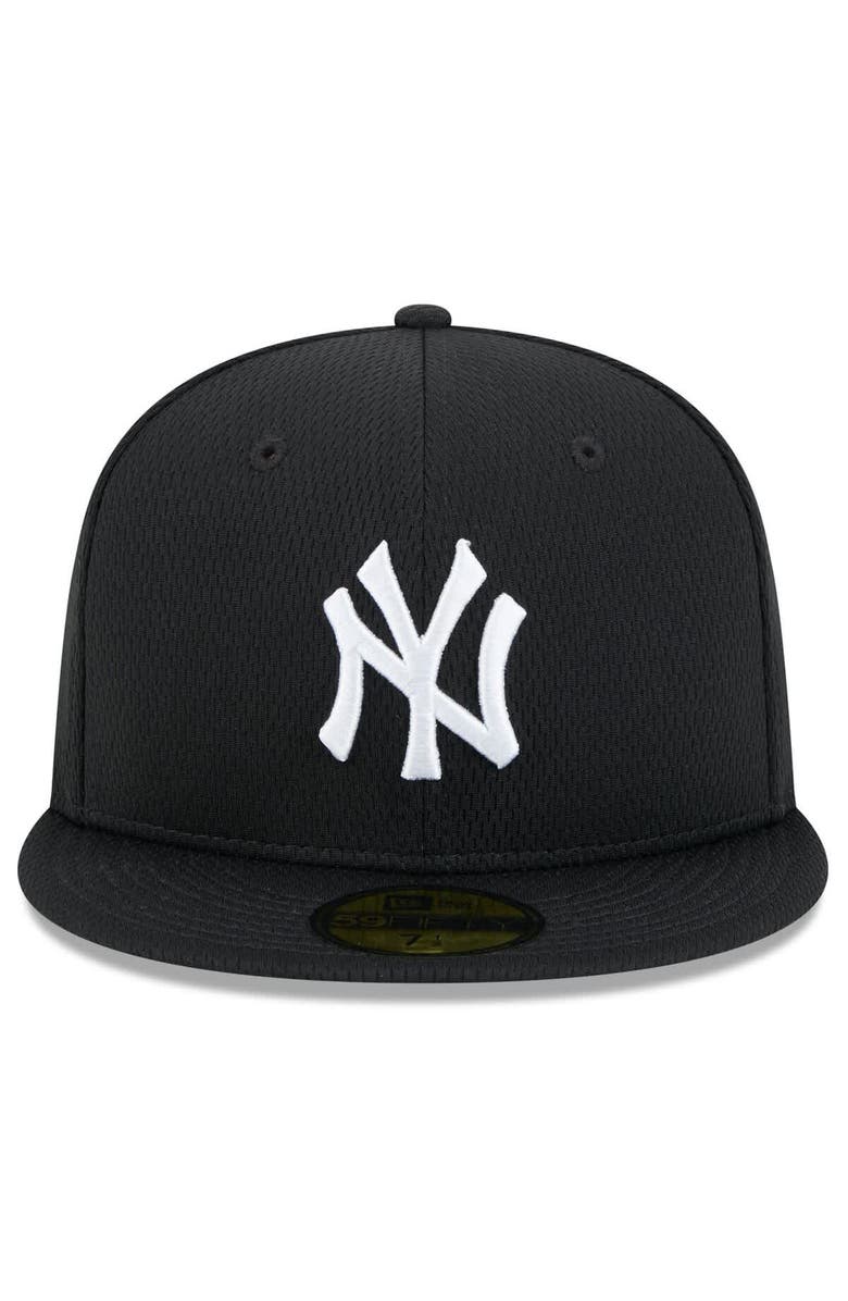 New Era Men's New Era Black New York Yankees 2025 MLB Clubhouse 59FIFTY Fitted Hat, Alternate, color, 
