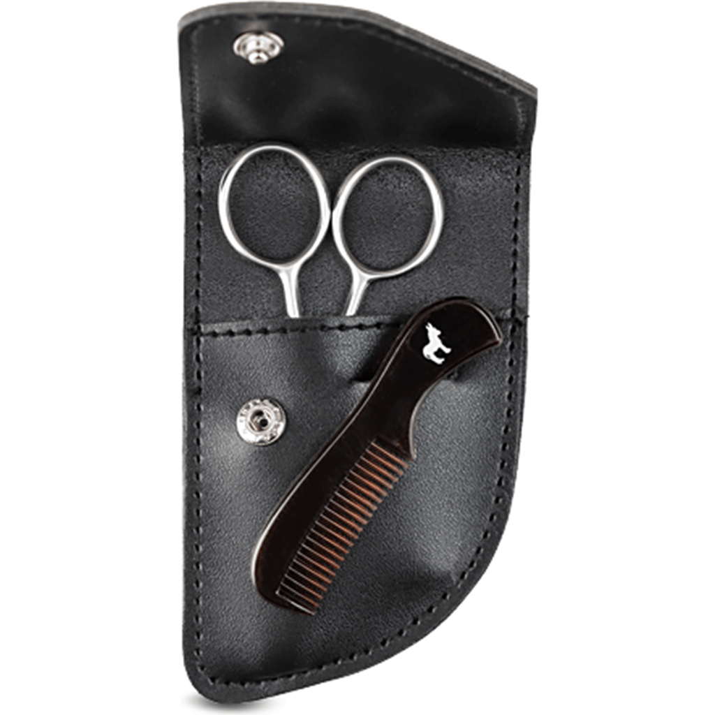 Pete & Pedro Beard Care Comb & Scissors Kit in None  product