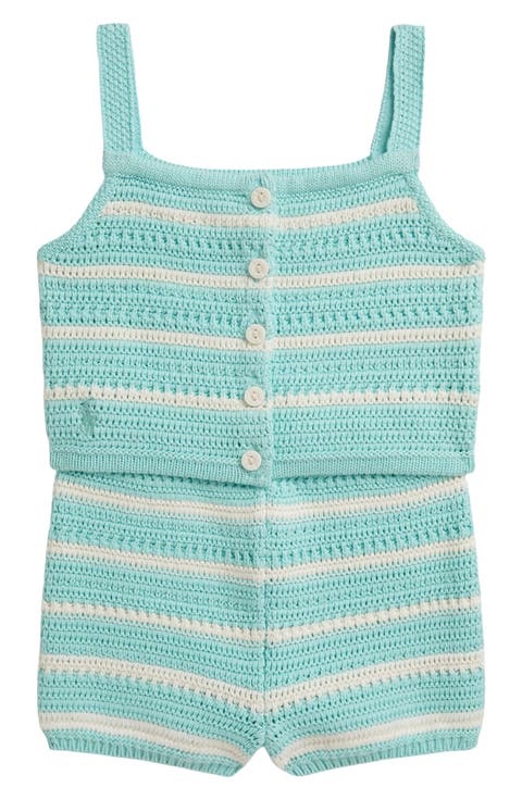 Knit Cotton Boxy Tank & Shorts Set (Baby)