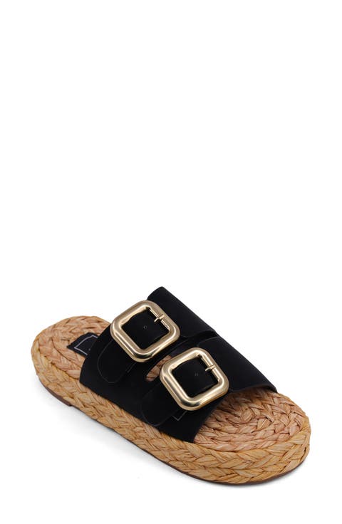 Billie Jute Slide Sandal (Women)