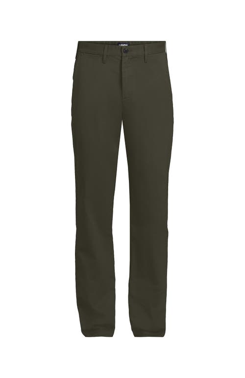 Lands' End Travel Kit Comfort Waist Classic Fit Chino Pant In Green