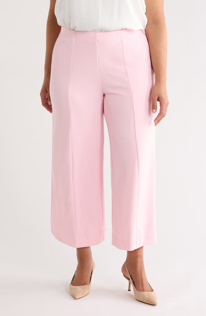 AK ANNE KLEIN High Waist Pull-On Wide Leg Pants, Main, color,