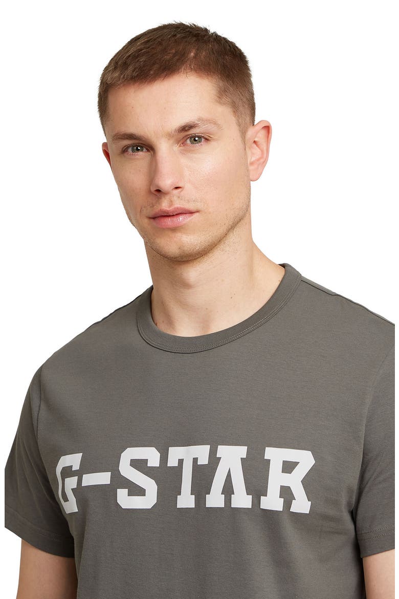 Logo Organic Cotton Graphic T-Shirt, Alternate, color, GREY