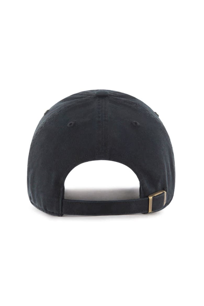 Unisex '47 Black Golden State Valkyries Core Wordmark Clean Up Adjustable Hat, Alternate, color, Black