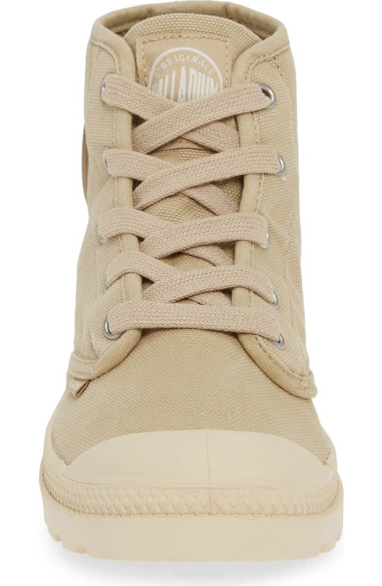 Palladium Pampa Hi Bootie, Alternate, color, Sahara/Ecru