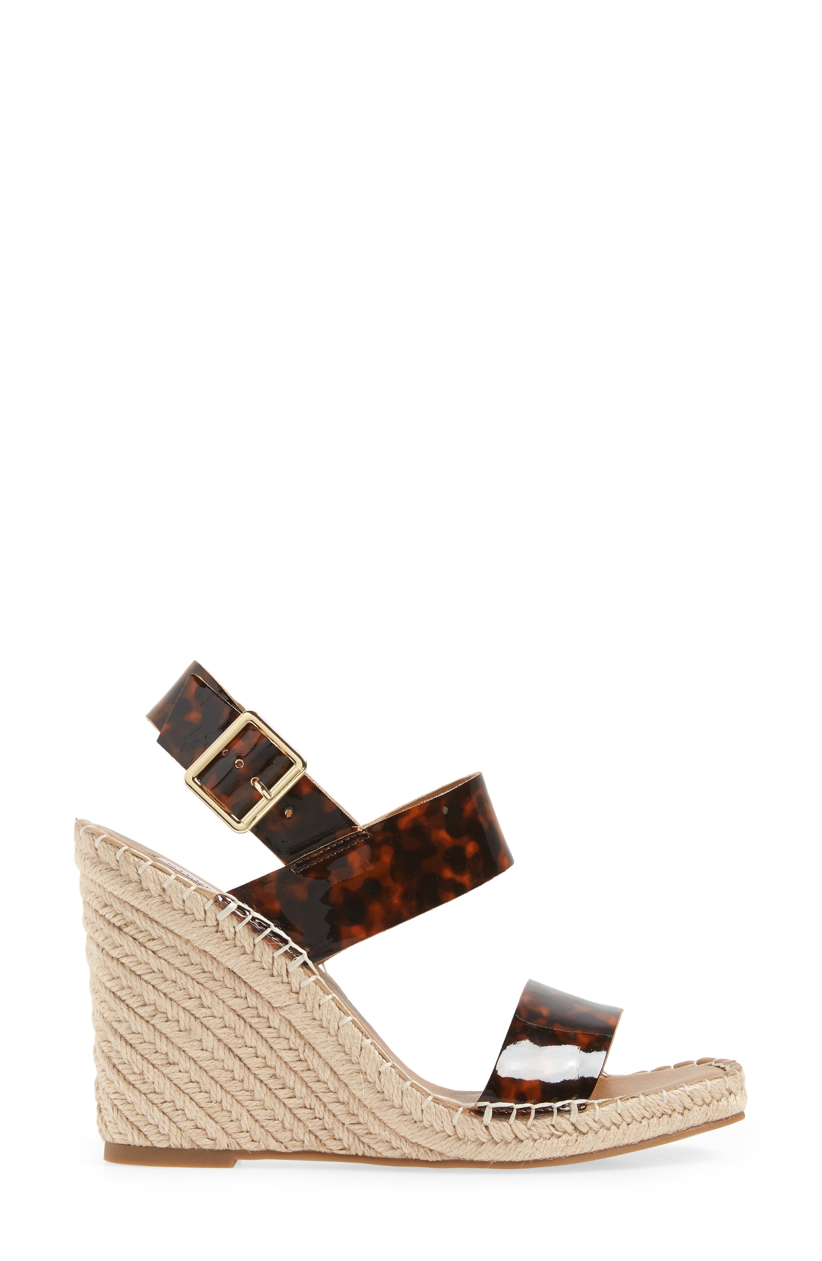 Uri Espadrille Wedge Sandal, Alternate, color, TORTOISE