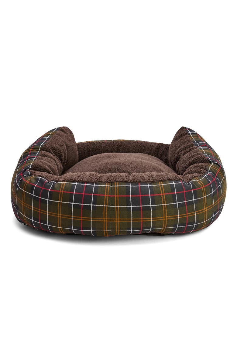 Barbour Tartan Snuggle 35" Dog Bed, Alternate, color, Classic Tartan