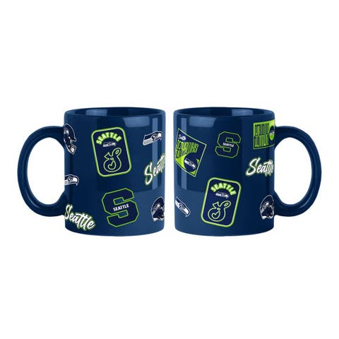 Seattle Seahawks 2-Pack 15oz. Color Mug Set
