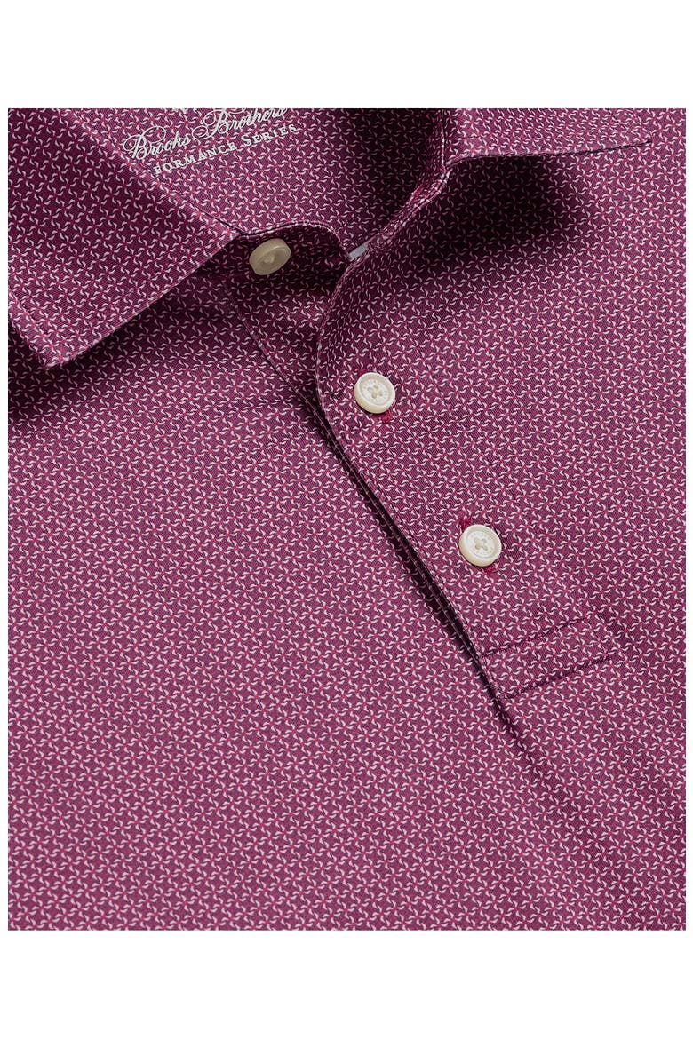 Performance Microprint Polo, Alternate, color, NAVY MULTI