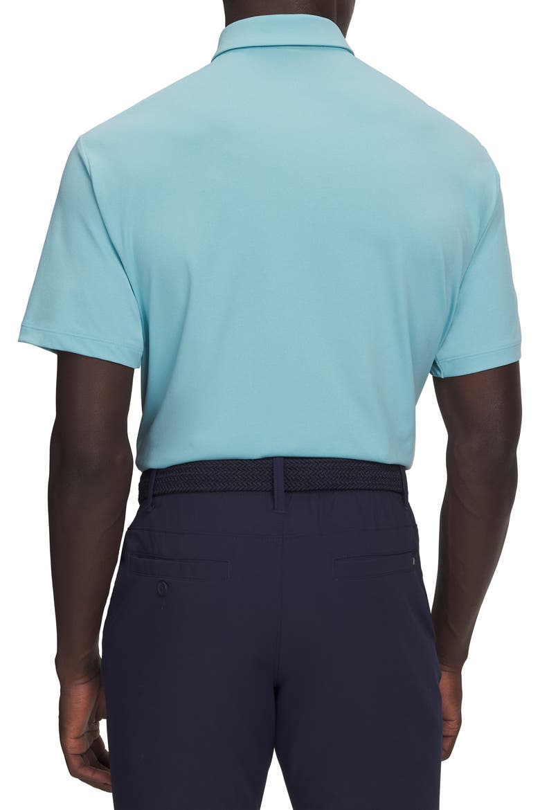 UA ArmourDry Solid Performance Golf Polo, Alternate, color, BLUE HAZE