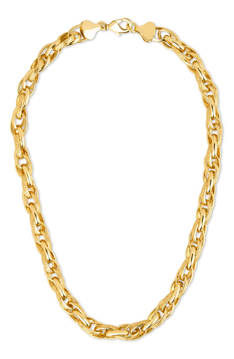 Sterling Forever Apolline Chunky Chain Necklace, Main, color, Gold