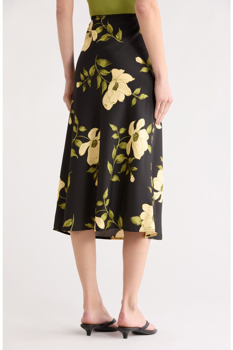 Midi Bias Skirt, Alternate, color, MIDNIGHT GARDEN