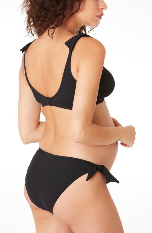 Cache Coeur Maternity Bikini Porto Vecchio In Black