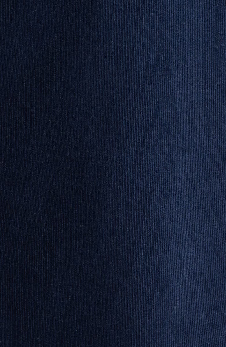 Bonobos Stretch Cotton Corduroy Button-Down Shirt, Alternate, color, Navy Blazer