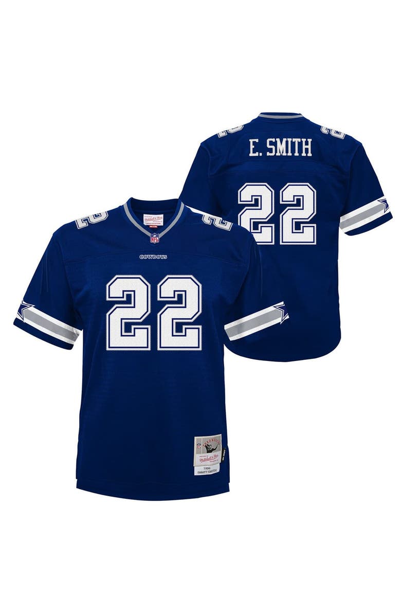 Mitchell & Ness Youth Mitchell & Ness Emmitt Smith Navy Dallas Cowboys 1996 Legacy Jersey, Alternate, color, Navy