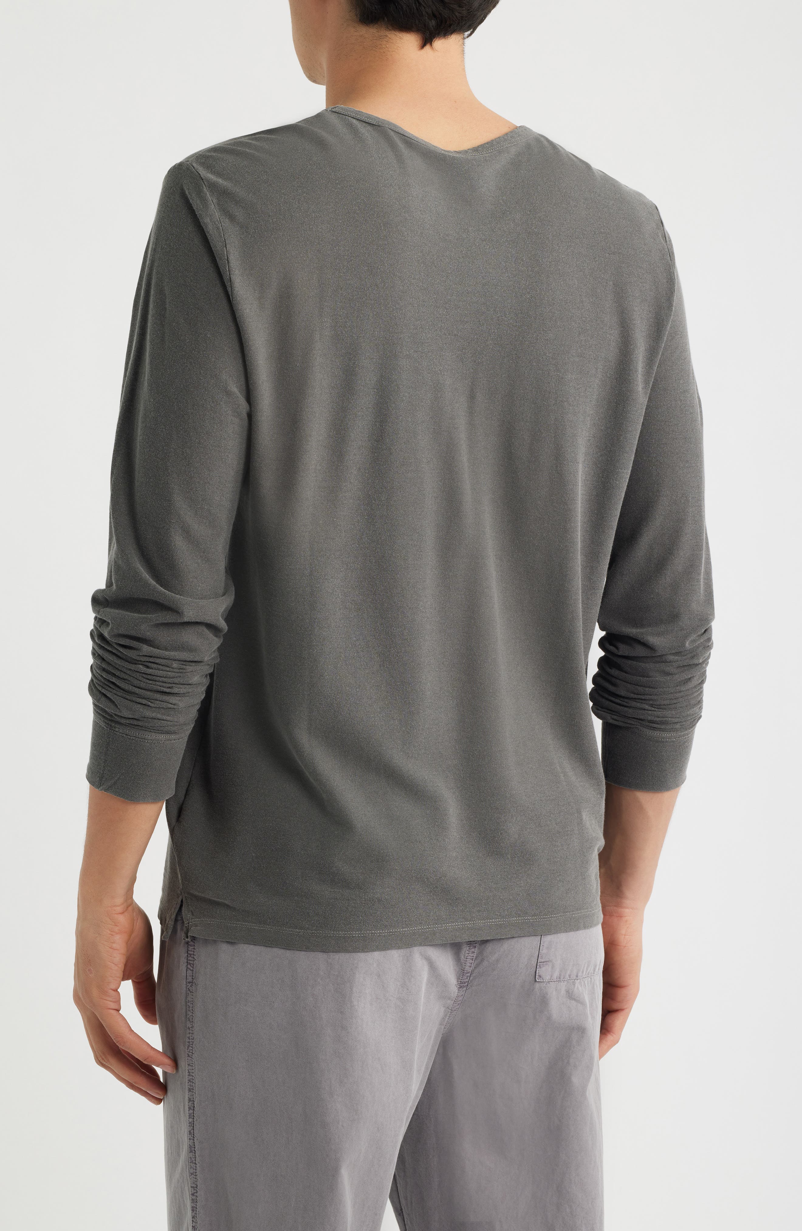 Long Sleeve Organic Cotton Crewneck T-Shirt - image 4