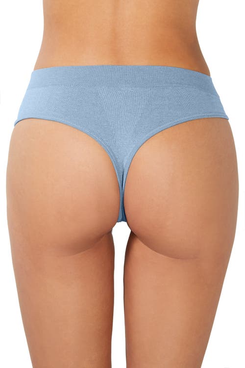 Ldma High Sculpt Thong In Arctic Blue