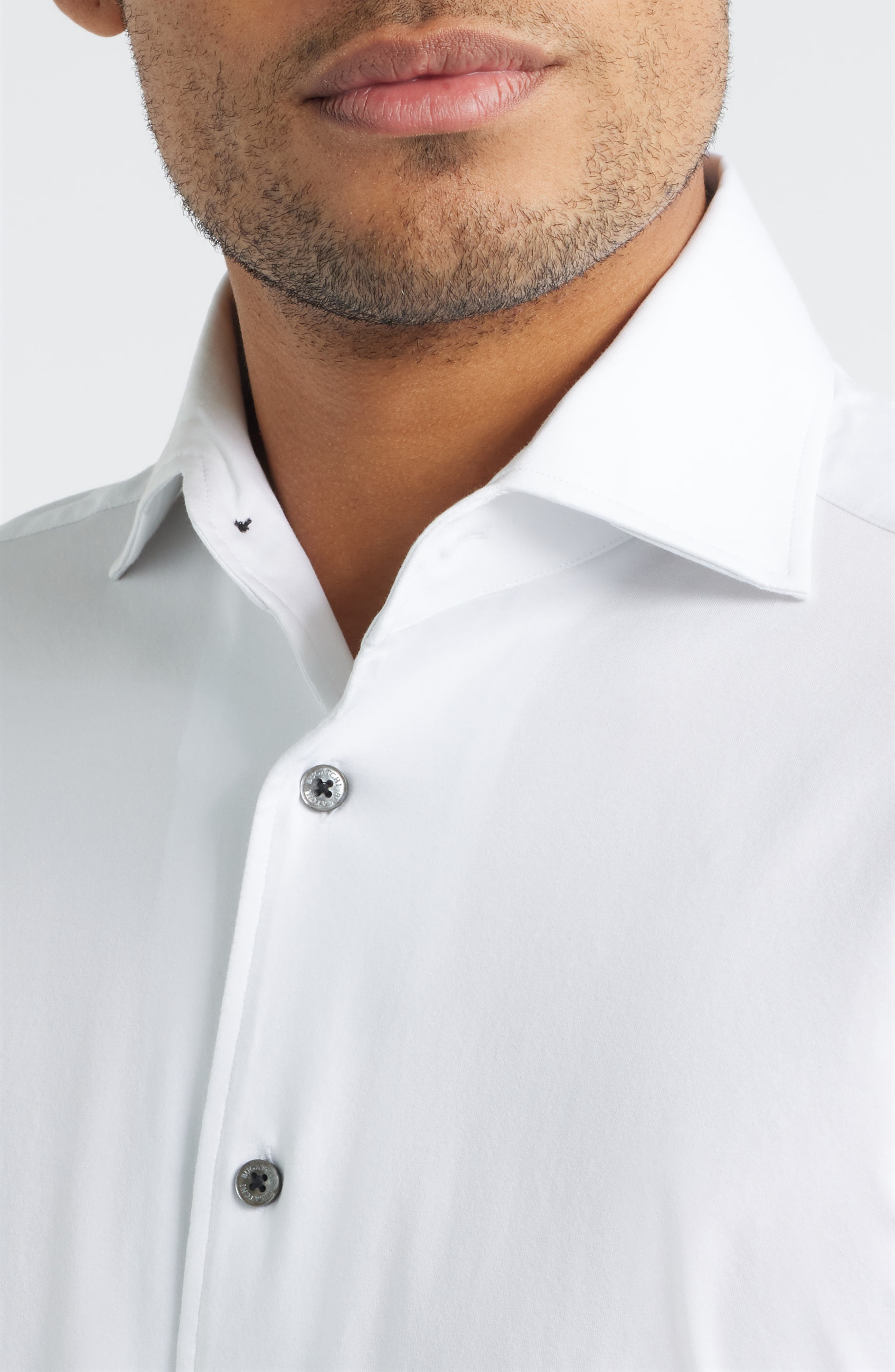 James OoohCotton Solid Button-Up Shirt - image 2
