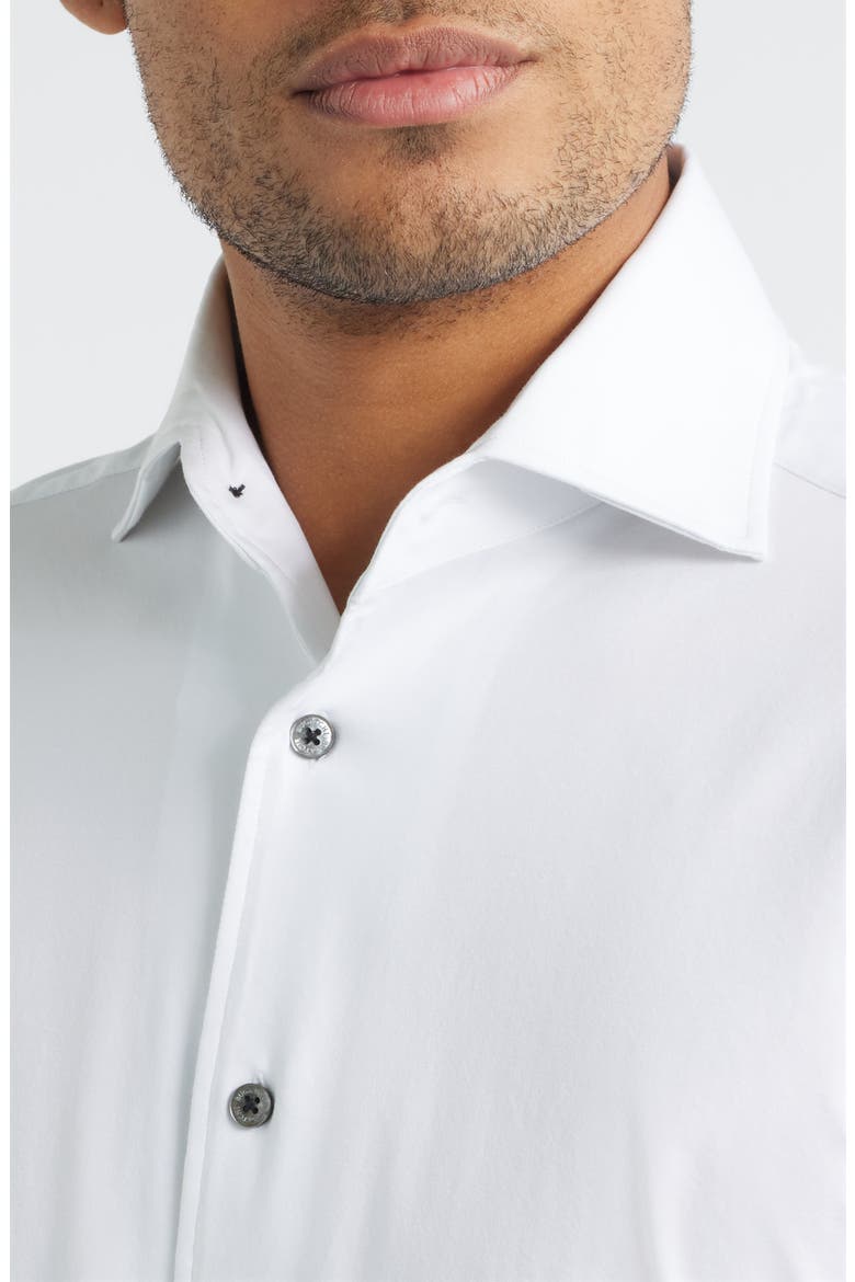 James OoohCotton® Solid Button-Up Shirt, Alternate, color, WHITE