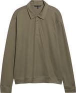 Robert Barakett Peakstone Cotton Polo Sweater