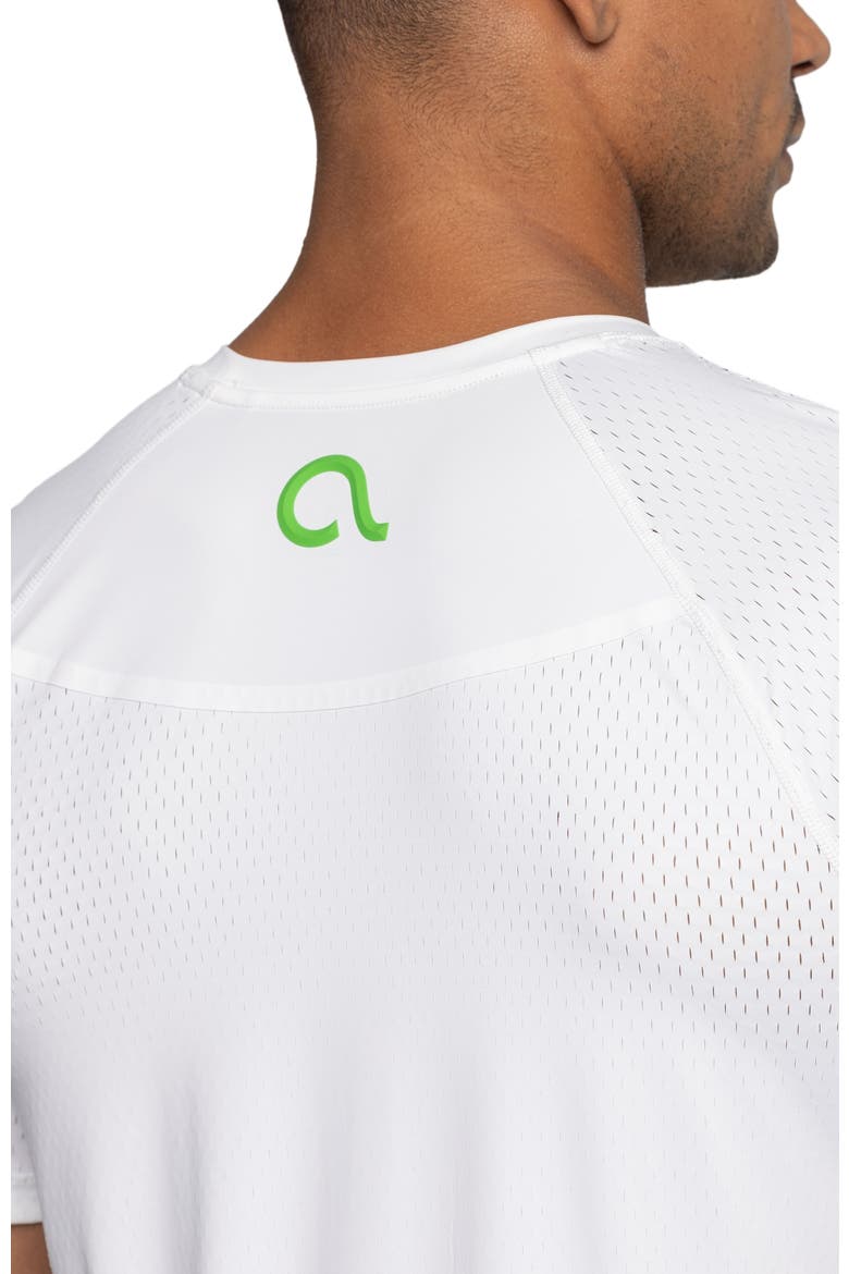 Performance Pickleball Short Sleeve, Alternate, color, White Lotus