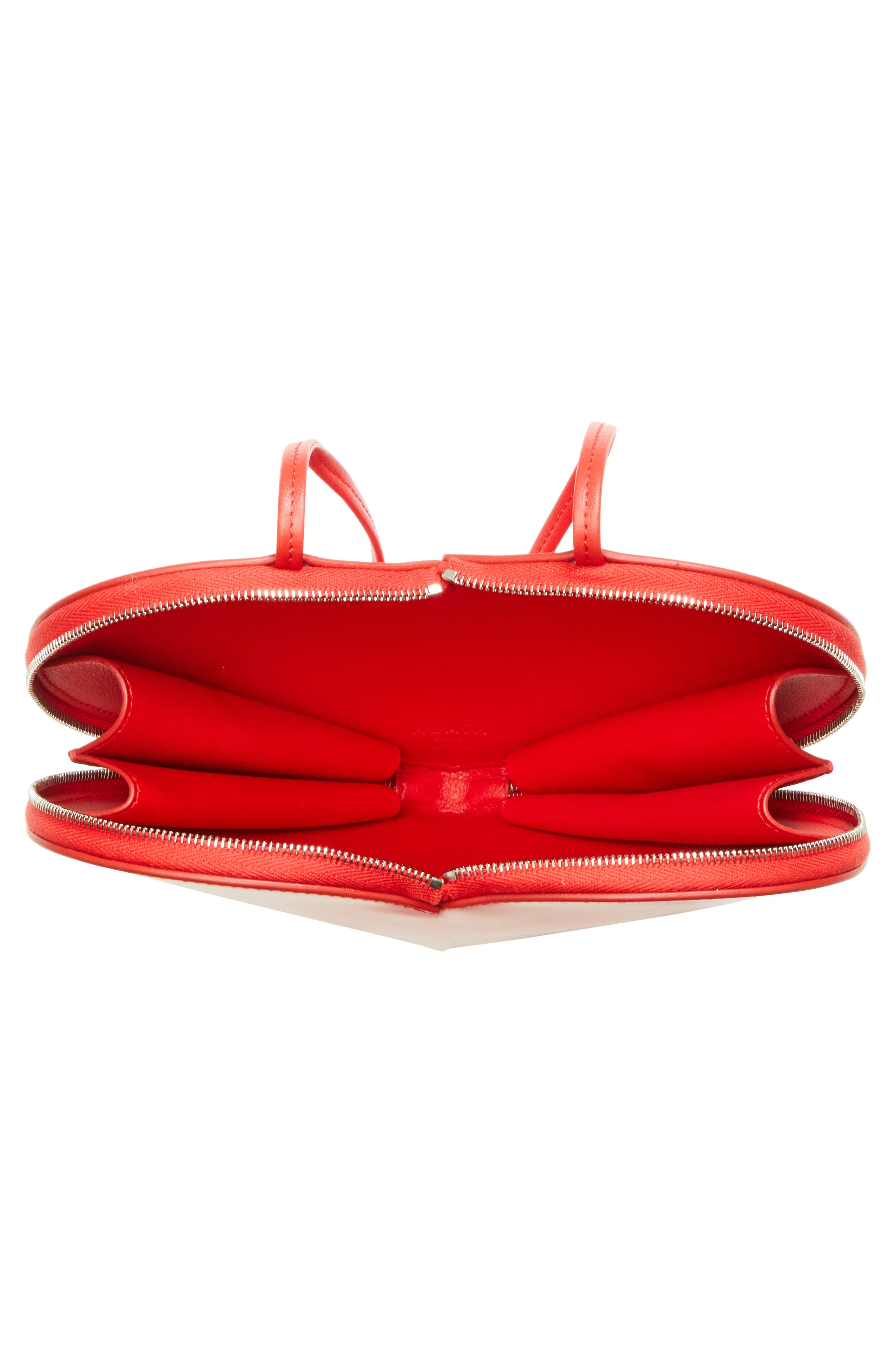 Le Coeur Patent Leather Crossbody Bag, Alternate, color, ROUGE VERMILLON