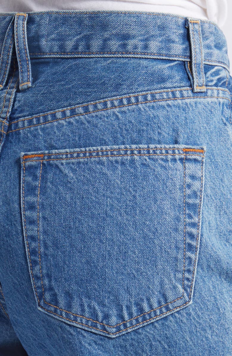 SLVRLAKE Grace Raw Hem Wide Leg Jeans, Alternate, color, 