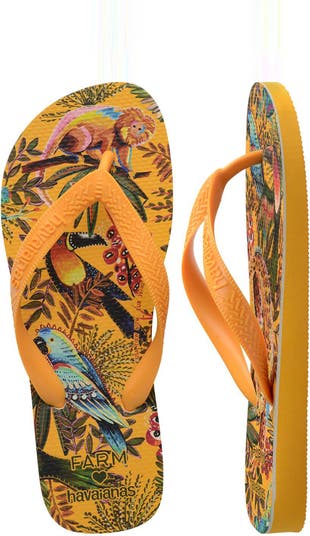x FARM Rio Into the Jungle Flip Flop