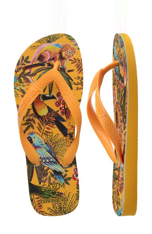 HAVAIANAS HAVAIANAS X FARM RIO INTO THE JUNGLE FLIP FLOP 