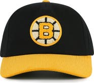 American Needle Men's American Needle Black/Gold Boston Bruins Burnett Adjustable Hat