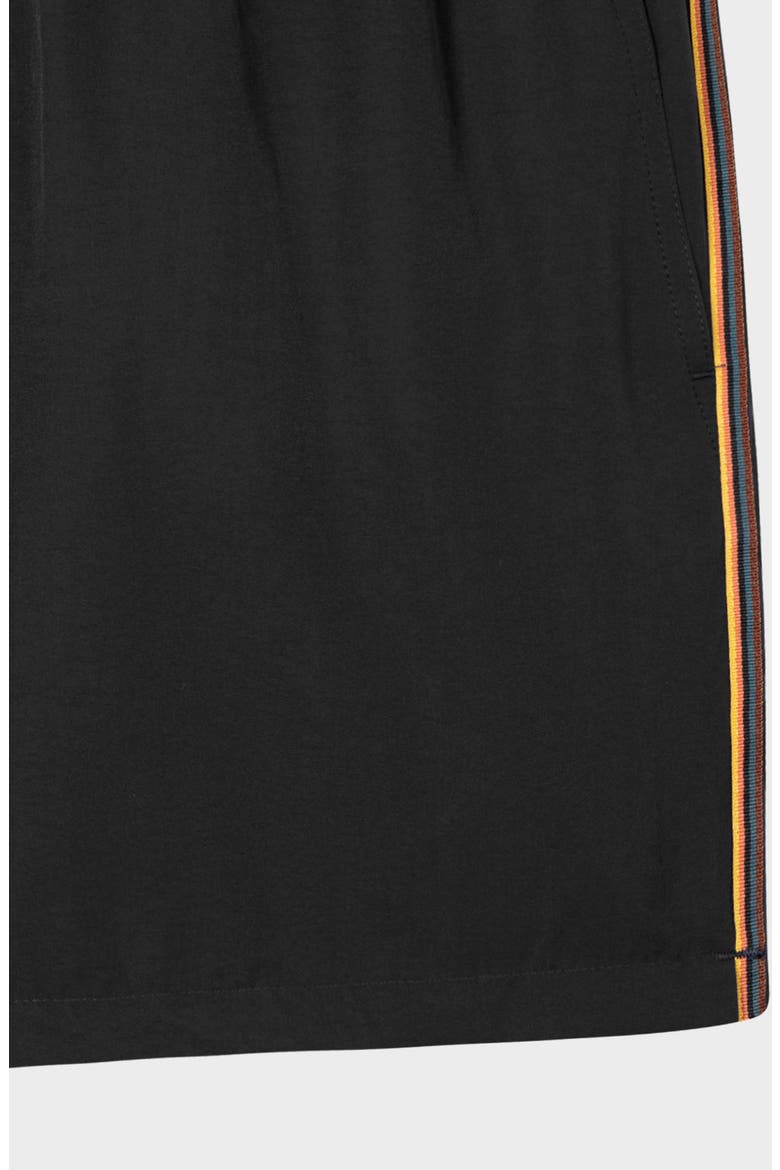 Stripe Swim Trunks, Alternate, color, 79 BLACK