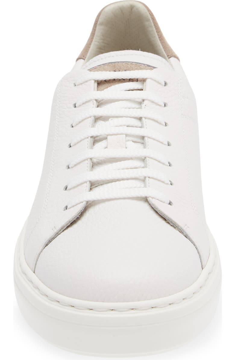 Brunello Cucinelli Grained Leather Sneaker, Alternate, color,