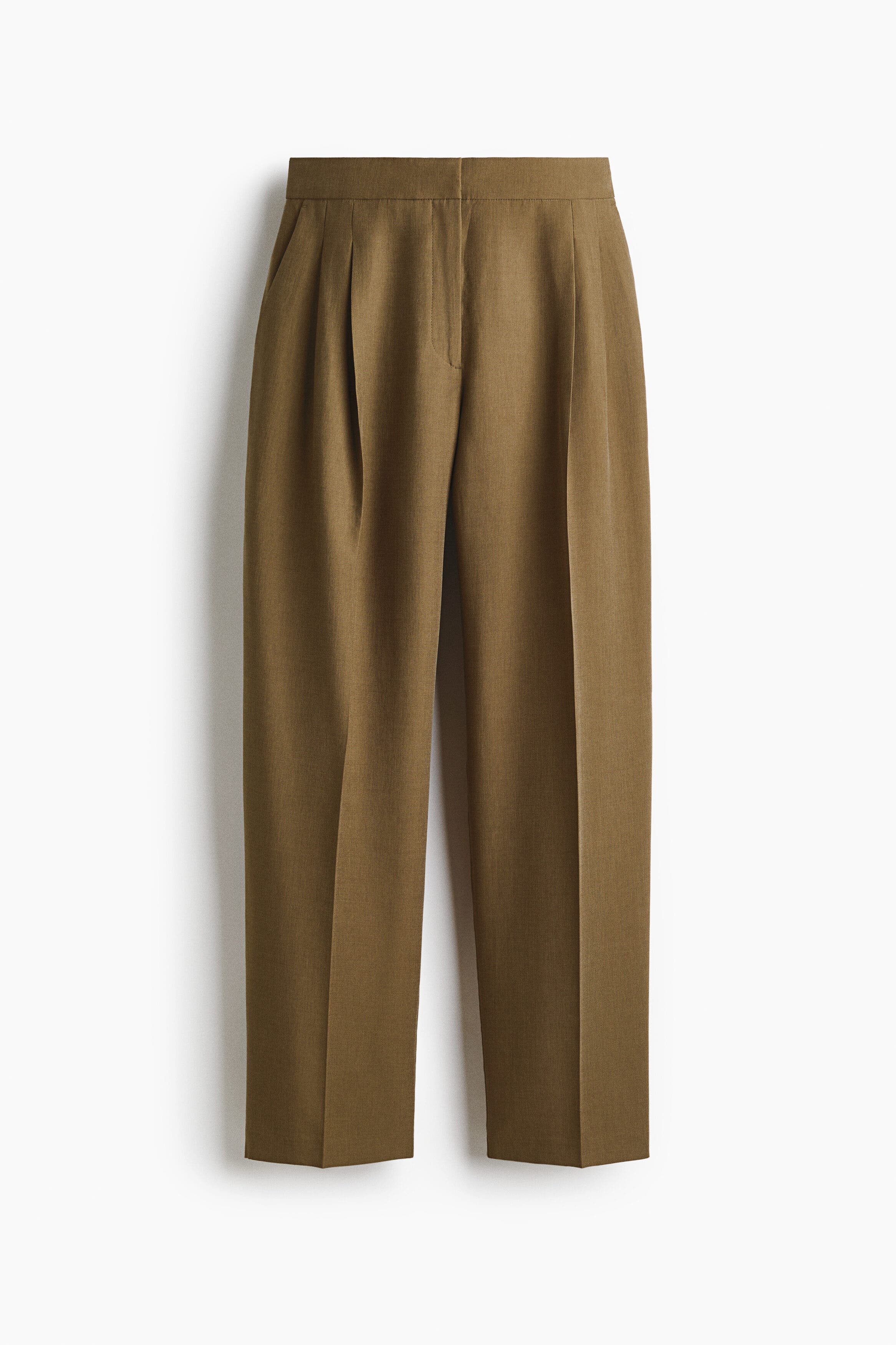 Barrel-leg Twill Trousers - image 3